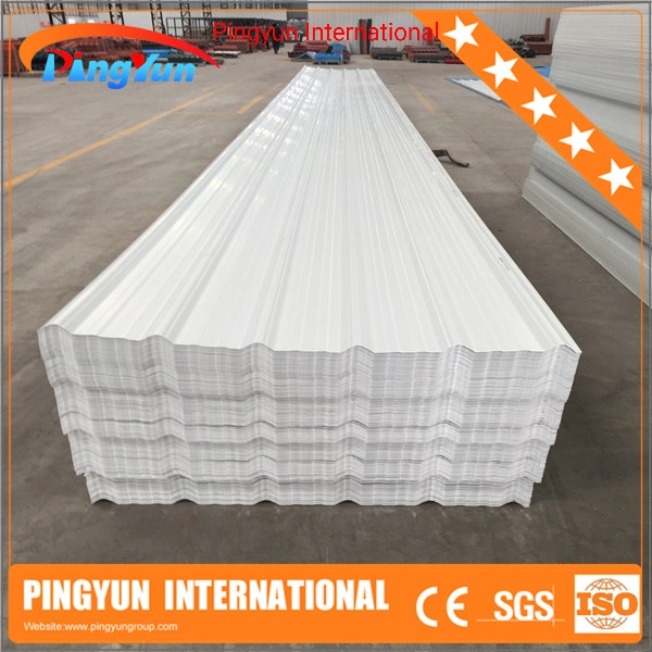 Pingyun PVC Corrugated Sheet Plastic Roof Panels