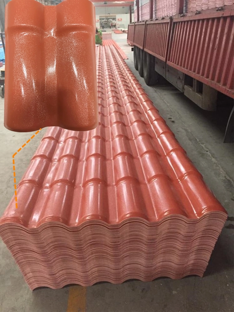 Insulated Corrugated Corrosion Resistance PVC Plastic Roof Tiles Panels PVC