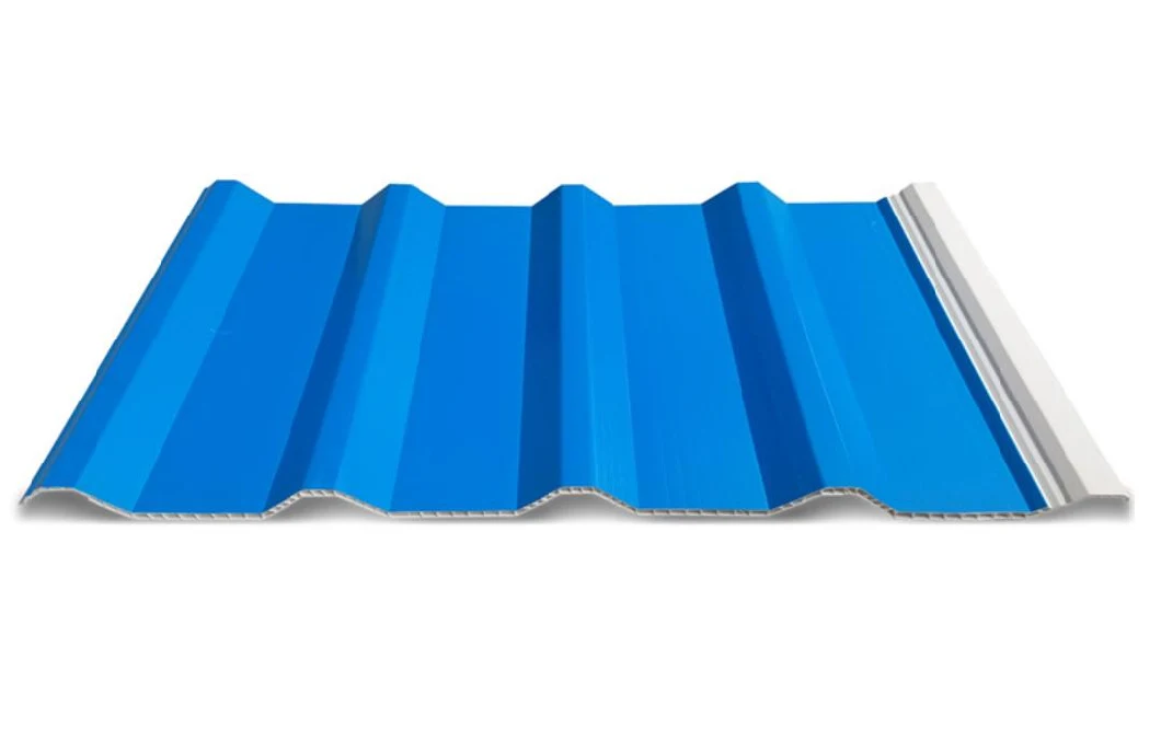 Kunshang Twin Wall PVC Hollow Roofing Sheet/Panel